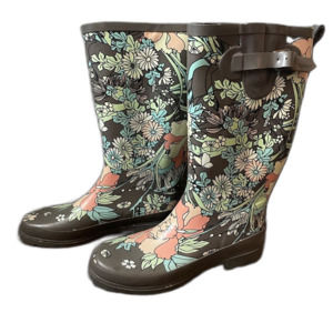 Sakroots Size 9 Rhythm Floral Rain Boots